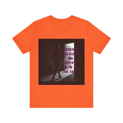 Motivational Tee: The Affirmations Collection -- New Doors