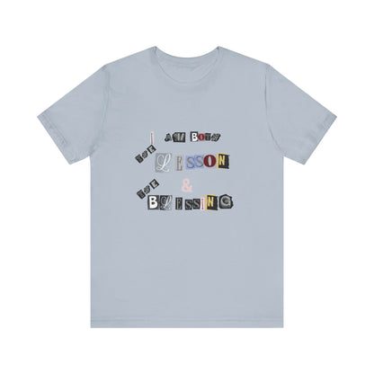 Power of Words Motivational Tee-- Lesson and Blessing