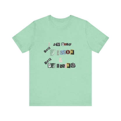 Power of Words Motivational Tee-- Lesson and Blessing