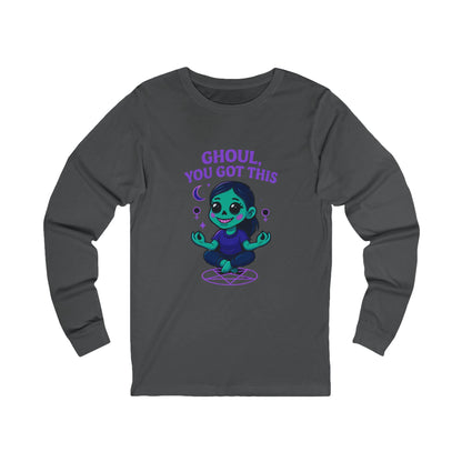 Ghoul You Got This Tee | Mental Health Halloween Unisex Jersey Long Sleeve Shirt