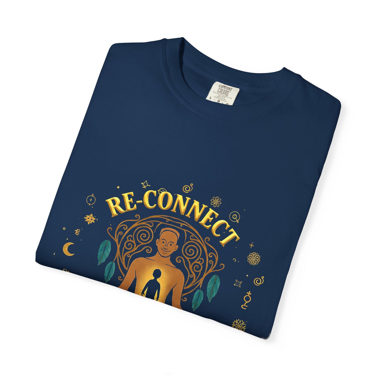 Re-Connect To Your Inner Child T-Shirt Unisex Short Sleeve Tee | Mindfulness Self-Care Graphic Shirt
