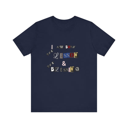 Power of Words Motivational Tee-- Lesson and Blessing