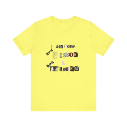 Power of Words Motivational Tee-- Lesson and Blessing