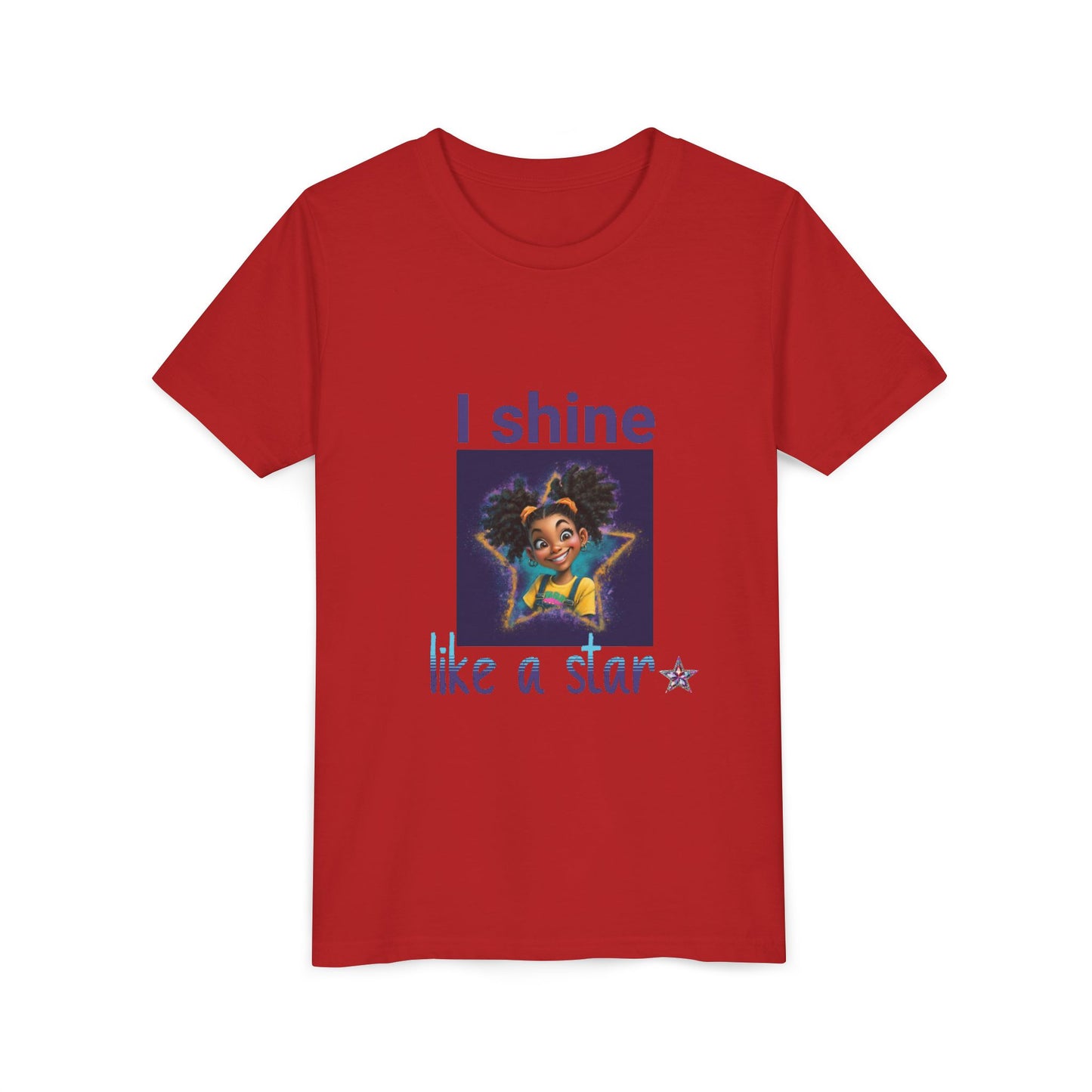 Youth Tee - Black Girl Empowerment Top, Confidence T-Shirt