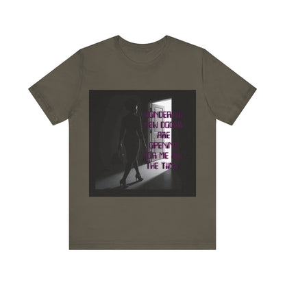 Motivational Tee: The Affirmations Collection -- New Doors