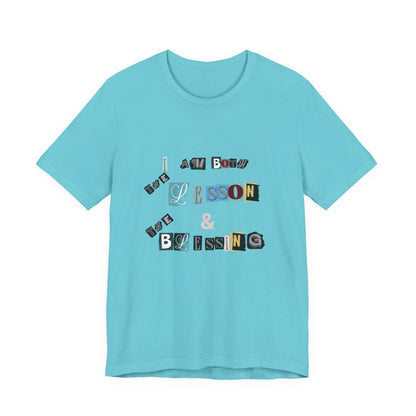 Power of Words Motivational Tee-- Lesson and Blessing