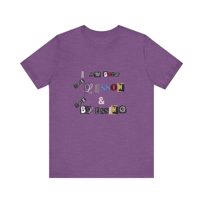 Power of Words Motivational Tee-- Lesson and Blessing